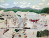 Over The River To Grandmas House - Grandma Moses (Anna Mary Robertson) - Folk Art Painting - Canvas Prints