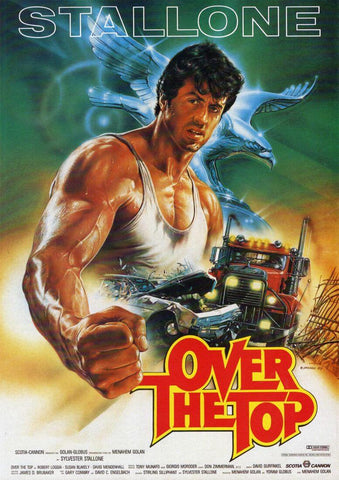 Over The Top - Sylvester Stallone - Hollywood Cult Classic Action Movie Poster - Posters