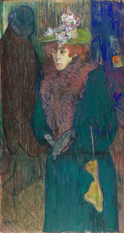 Portrait Of Jane Avril - Posters by Henri de Toulouse-Lautrec