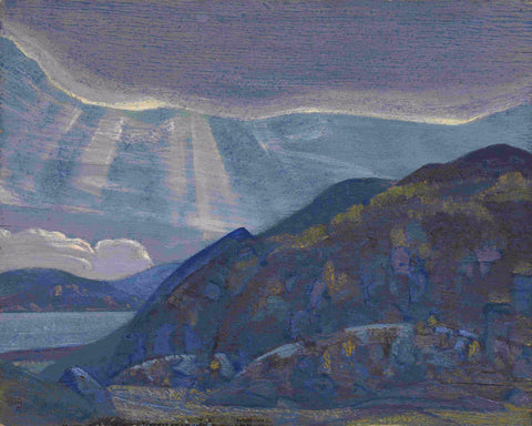 Rocks and Cliffs - Large Art Prints by Nicholas Roerich