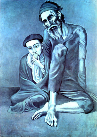 Old Man And Son - Life Size Posters by Pablo Picasso