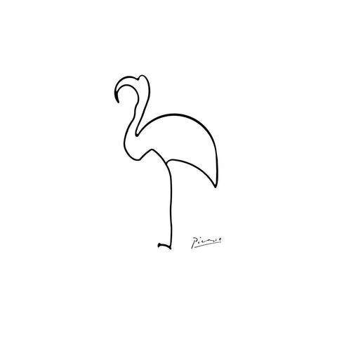 Pablo Picasso - Le Flammand Rose - Flamingo by Pablo Picasso