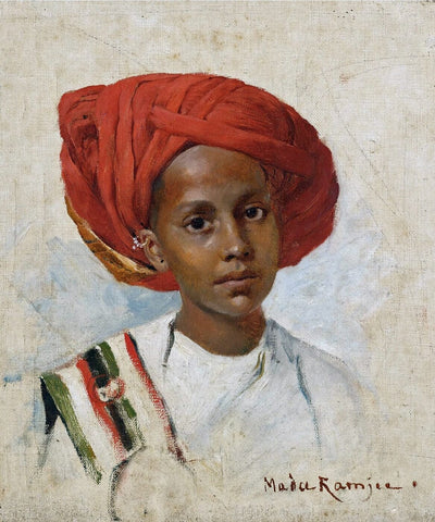 Portrait Of Madu Ramjee - Horace Van Ruith - Art Prints by Horace Van Ruith