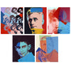 Set of 10 Andy Warhol’s Ten Portraits of Jews of the Twentieth Century Paintings - Canvas Gallery Wraps (20 x 24 inches) each