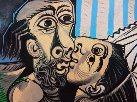 Pablo Picasso - Le Baiser - The Kiss by Pablo Picasso