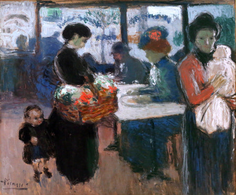 Café-In-Montmartre - Large Art Prints by Pablo Picasso