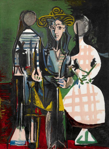 Pablo Picasso - Jacqueline Avec Paloma Et Catherine - Jacqueline With Paloma And Catherine - Art Prints