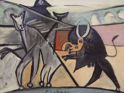 Pablo Picasso - Scène De Corrida - Bullfight Scene - Life Size Posters by Pablo Picasso