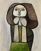 Femme À La Robe Verte (Femme Fleur) - Posters