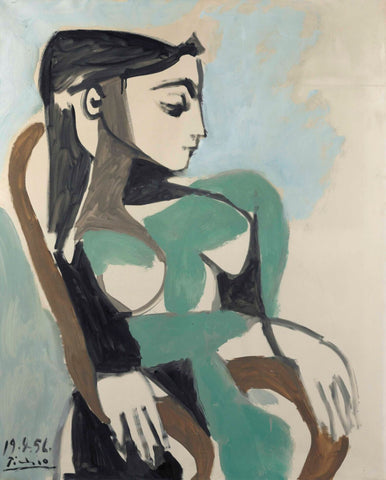 Femme dans un fauteuil - Life Size Posters by Pablo Picasso