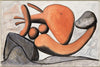 Femme lançant une pierre - Framed Prints