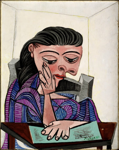 Girl Reading - Pablo Picasso - Framed Prints