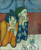 Pablo Picasso - Les Deux Saltimbanques - Harlequin And His Companion - Art Prints