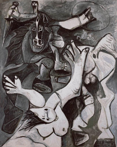 Pablo Picasso - L’enlèvement Des Sabines - The Rape Of The Sabines - Posters by Pablo Picasso