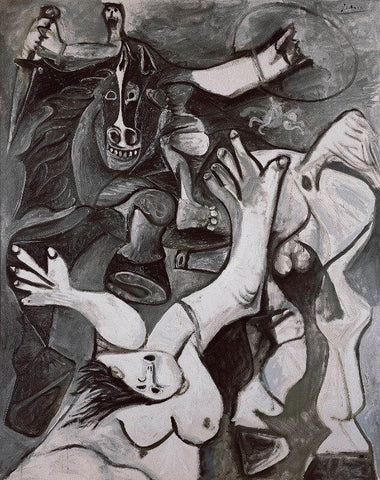 Pablo Picasso - L’enlèvement Des Sabines - The Rape Of The Sabines by Pablo Picasso