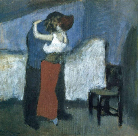 Pablo Picasso - L'étreinte - The Embrace - Framed Prints