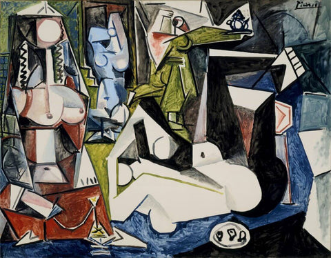 Women Of Algiers (Les Femmes DAlger) - Pablo Picasso - Posters by Pablo Picasso