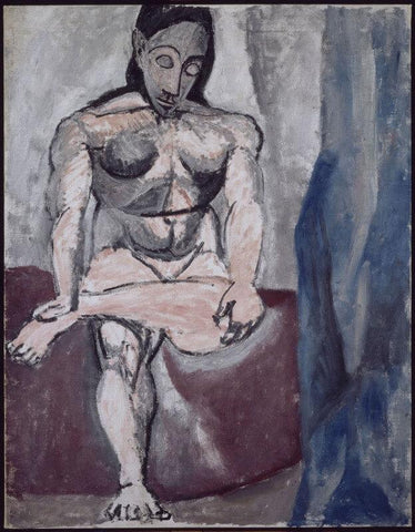 Nu Assis by Pablo Picasso
