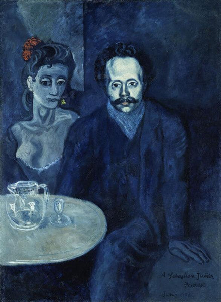 Pablo Picasso - Portrait De Sebastia Junyer -  Portrait of Sebastià Junyer (Blue Period) 1903 - Canvas Prints