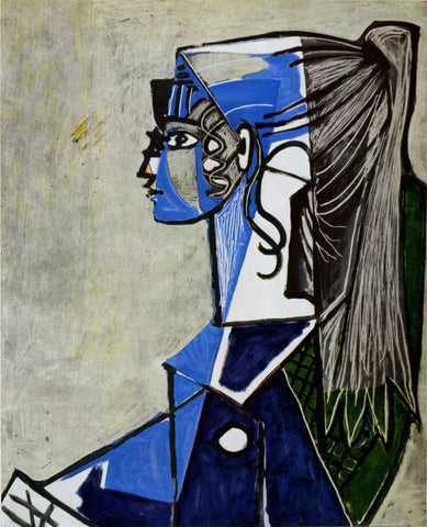 Pablo Picasso - Portrait of Sylvette by  Pablo Picasso