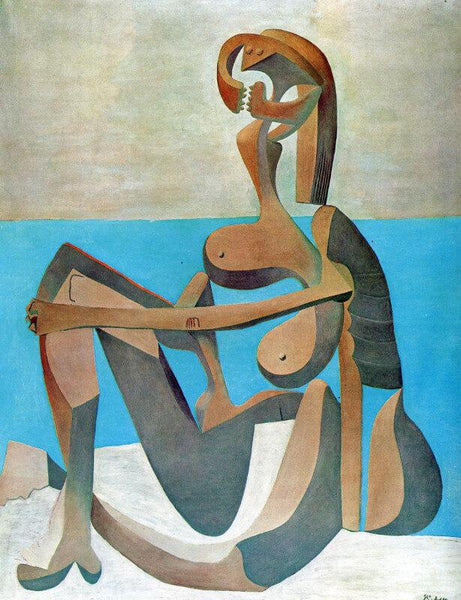 Pablo Picasso - Baigneuse Assise  - Seated Bather - Canvas Prints