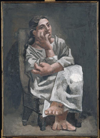 Seated Woman by Pablo Picasso