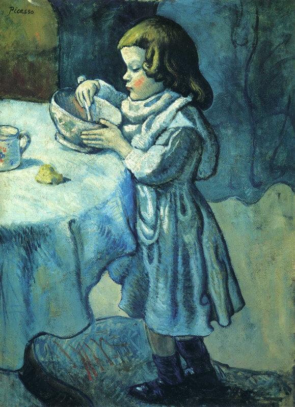 Girl in hot sale a bowl