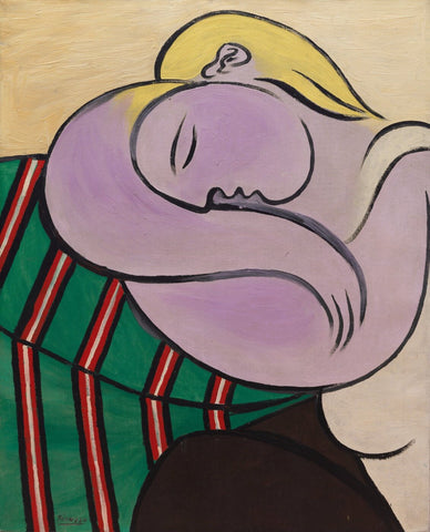 Femme Aux Cheveux Jaunes - Woman With Yellow Hair - Life Size Posters by Pablo Picasso