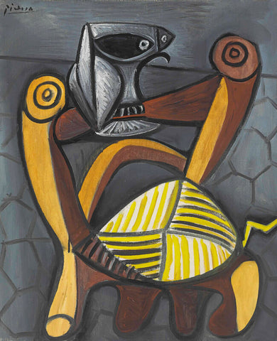Le Hibou Sur La Chaise by Pablo Picasso