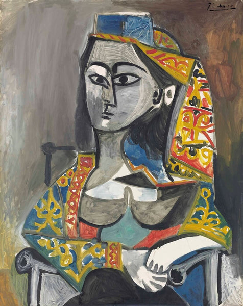 Femme au costume turc dans un fauteuil - Art Prints