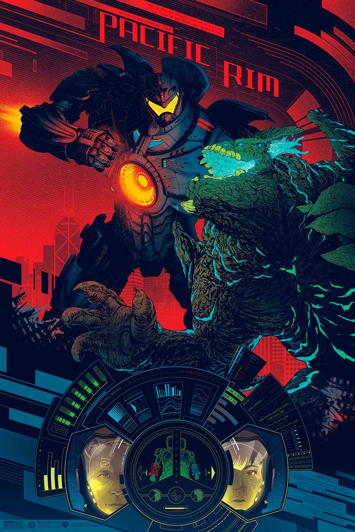 Pacific Rim - Tallenge Hollywood Sci-Fi Art Movie Poster Collection ...
