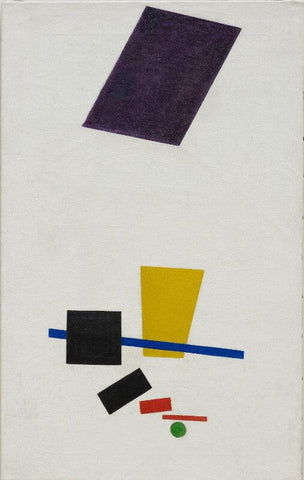 Kazimir Malevich - Painterly Realism of a Football Player - Color Masses in the 4th Dimension, 1915 - Canvas Prints