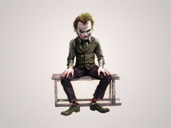 Painting - Heath Ledger As The Joker - Batman The Dark Knight - Hollywood Collection - Canvas Prints