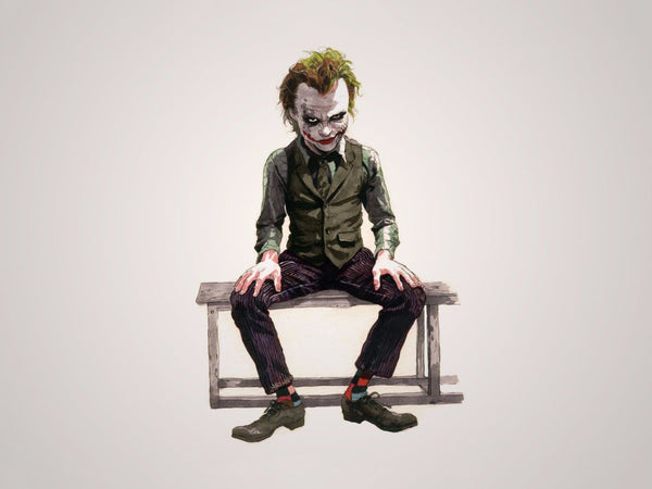 Painting - Heath Ledger As The Joker - Batman The Dark Knight - Hollywood Collection - Art Prints