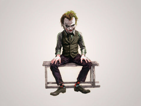 Painting - Heath Ledger As The Joker - Batman The Dark Knight - Hollywood Collection - Art Prints