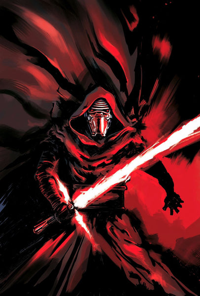 Painting - Kylo Ren - Star Wars The Force Awakens - Hollywood Collection - Framed Prints