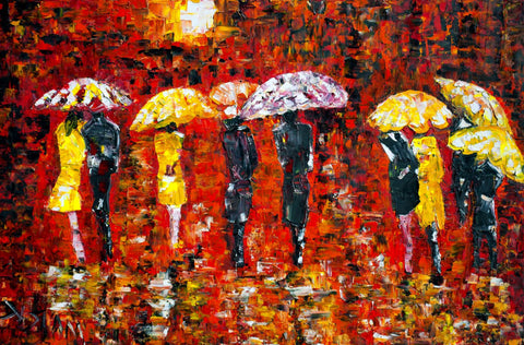 Painting - Umbrellas by Christopher Noel
