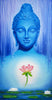 Painting - Buddha With Lotus - Posters