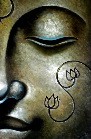 Painting - Peaceful Buddha by James Britto