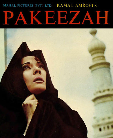 Pakeezah - Meena Kumari - Classic Bollywood Hindi Movie Poster by Tallenge Store