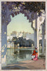 Palace of Udaipur - Yoshida Hiroshi - Vintage 1931 Japanese Woodblock Ukiyo-e Prints of India - Canvas Prints