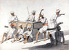 Palanquin Bearers Resting - George Chinnery - c 1806 - Vintage Orientalist Painting of India - Art Prints
