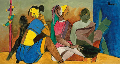 Pandharpur - Maqbool Fida Husain - Life Size Posters by M F Husain