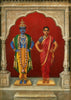 Pandurangavittal and Rakhumaye (Vitthal Krishna And Rukmini) - Raja Ravi Varma Painting - Art Prints