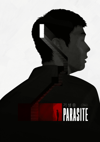 Parasite - Bon Joon Ho Korean Movie - Hollywood Oscar Palme D'or 2019 Winner - Graphic Art Poster - Art Prints