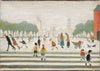 Park And Steps - Laurence Stephen Lowry RA - Canvas Prints