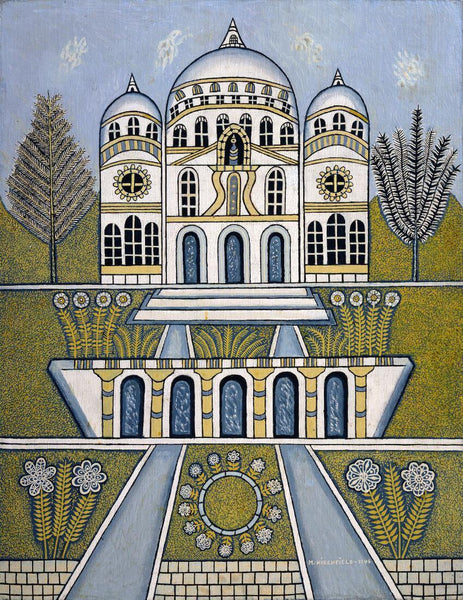 Parliamentary Buildings - Morris Hirshfield - Folk Art Painting - Art Prints
