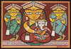 Parvati and Ganesh - Jamini Roy - Art Prints