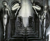 Passage Temple -  H R Giger -  Sci Fi Futuristic Bio-Mechanical Art Painting - Posters