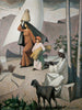 Pastoral Melody - Hussein Bikar Painting - Large Art Prints